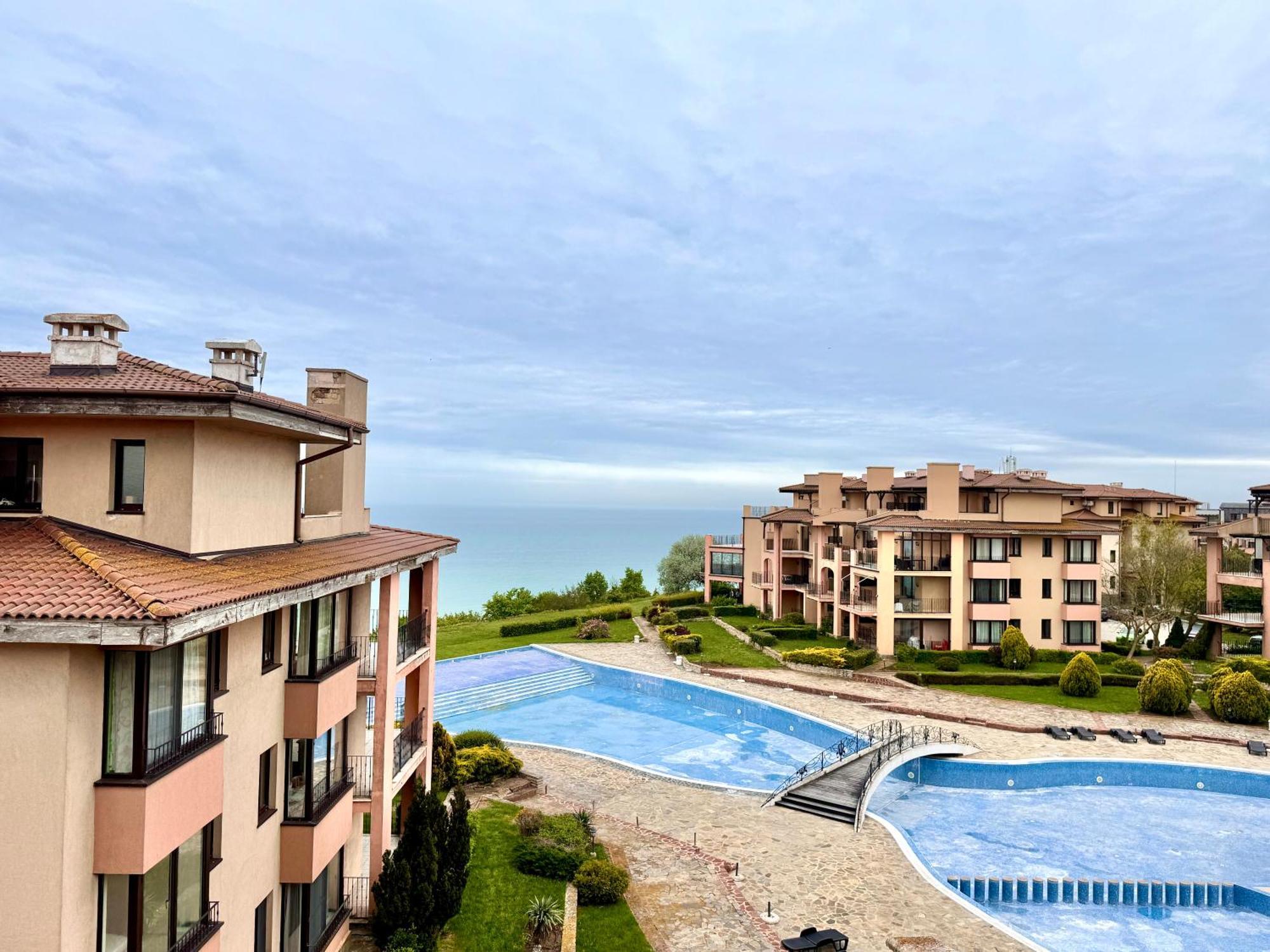 Sea View & Infinity Pool Apartments In Kaliakria Resort Balchik Exterior photo